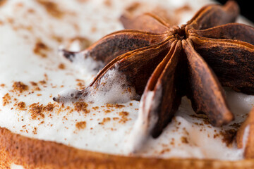 Christmas punch cocktail detail