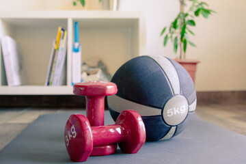 Sport, fitness, workout à la maison