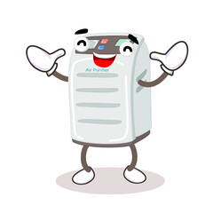 Air Purifier vector on white background