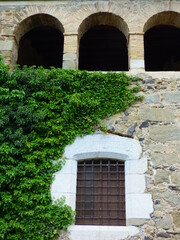 Fototapeta na wymiar Pubol, village in Costa Brava. Girona. Catalonia,Spain