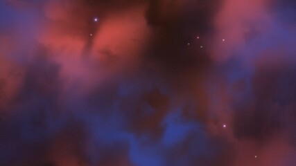 Fototapeta na wymiar Rainbow Nebula Collection ~ Illustration