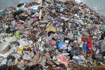 municipal solid waste processing mixed waste heap