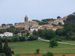 Pals, beautiful medieval village in Costa Brava. Girona. Catalonia,Spain