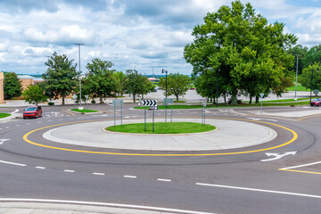 Traffic Roundabout Near Tennessee Mall © Carolyn Franks