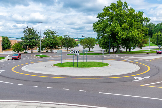 Traffic Roundabout Near Tennessee Mall