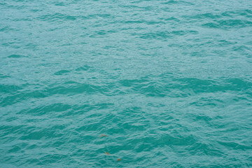 Blue sea water. Ocean surface for natural background.