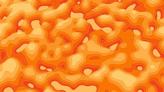 Map Abstract, Stylish 3D Animation Color Wavy. Concept Multicolor Liquid Pattern. Purple red Wavy