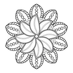 beautiful floral flower in line style for art projects. It is also useful for social media post, printing need, pillow, pattern ideas and so on 
