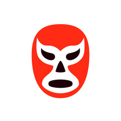 Lucha libre mask icon. Clipart image isolated on white background.