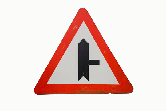 traffic signs, warning drivers to drive more carefully because of certain road signs