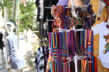 Fototapeta na wymiar hermoso tejido hecho a mano, mexico mexican culture