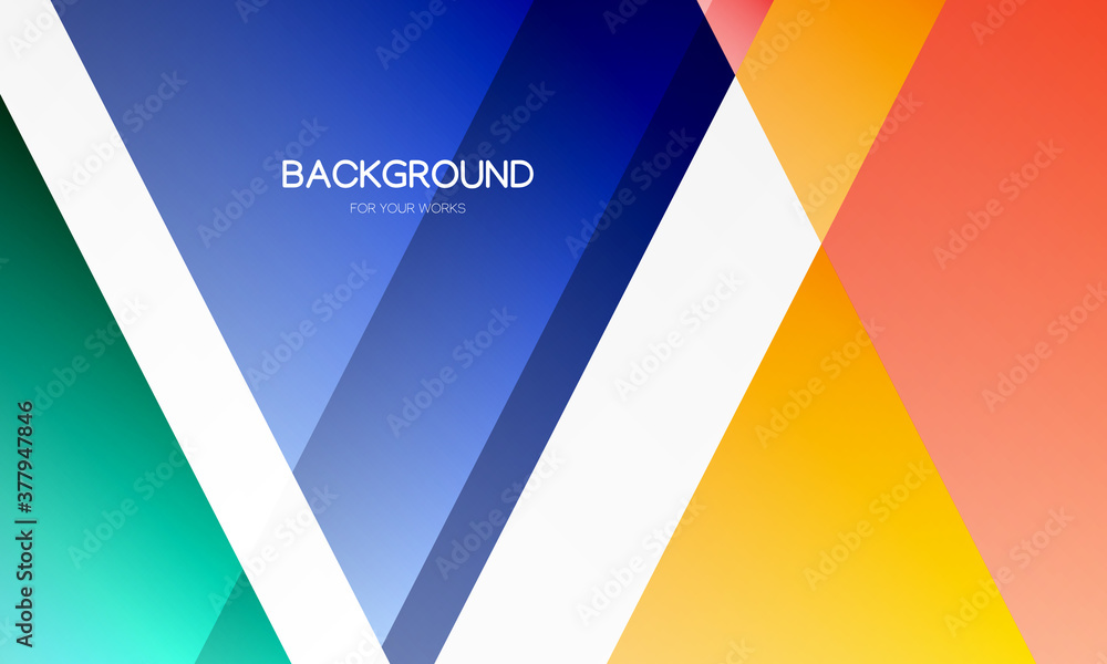 Poster abstract background with geometric composition. for use in all types of design work. vector illustra