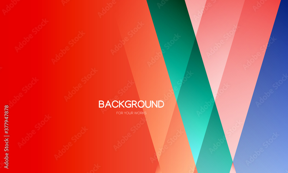 Poster abstract background with geometric composition. for use in all types of design work. vector illustra