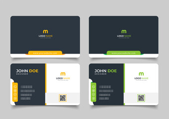 creative modern name card and business card	
