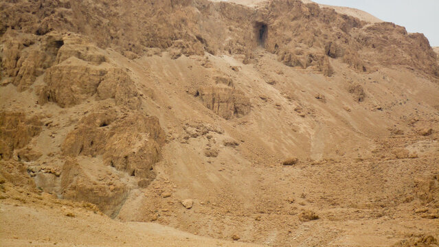 Dead sea scroll caves site, Qumran, Israel