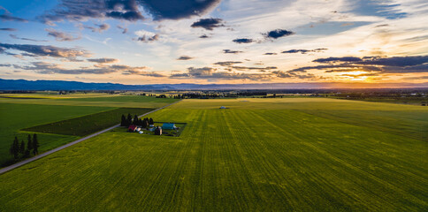 Naklejka premium Montana Farm