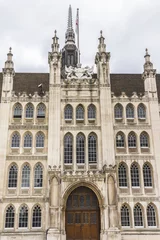 Fototapeten Guildhall (1440) - building in Moorgate area of City of London. Guildhall used as a town hall for several hundred years. London, UK.  © dbrnjhrj