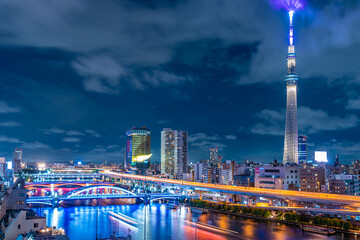 Fototapeta premium 隅田川の夜景