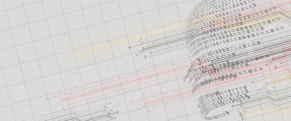 abstract structure circuit computer  technology business background
