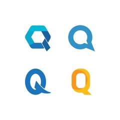 Q letter logo