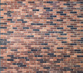 Brick wall black red texture. High resolution