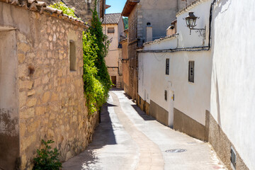 Fototapeta premium Nice old street in the rural town of Olba
