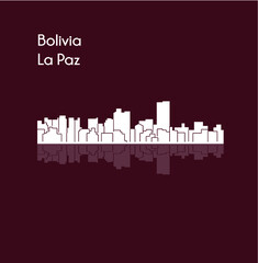 Fototapeta premium La Paz, Bolivia