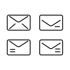 Envelope icon set