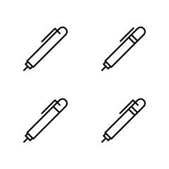 Fototapeta premium Pen icon set