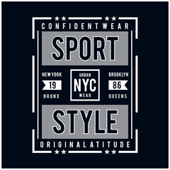 urban new york typography graphic design tee shirt,vector illustration