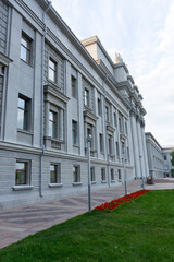 Fototapeta na wymiar Building of the Opera and ballet theater in Samara
