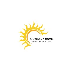 Sun Vector illustration Icon Logo Template design