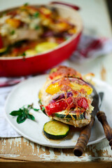 Primawera stuffed chicken..style rustic
