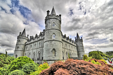 Inveraray Castle -  a country house near Inveraray in the county of Argyll, in western Scotland.