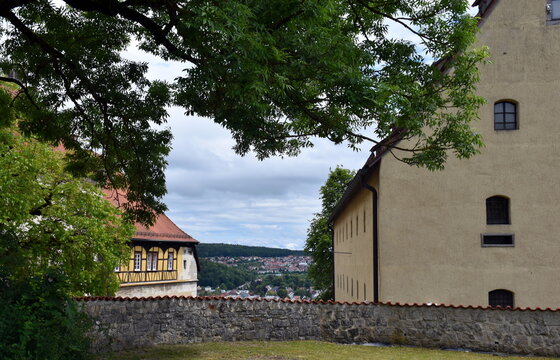 Blick vom Schloss Hellenstein auf Heidenheim an der Brenz