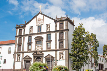 church inFunchal (in Portuguese Igreja do Colégio de Praça do Município de Funchal) Madeira...