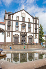 church inFunchal (in Portuguese Igreja do Colégio de Praça do Município de Funchal) Madeira island Portugal