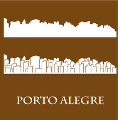 Fototapeta premium Porto Alegre, Brazil skyline