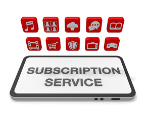 Install the application on your smartphone. Register for a subscription service. Flat-rate business model.