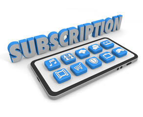 Install the application on your smartphone. Register for a subscription service. Flat-rate business model.