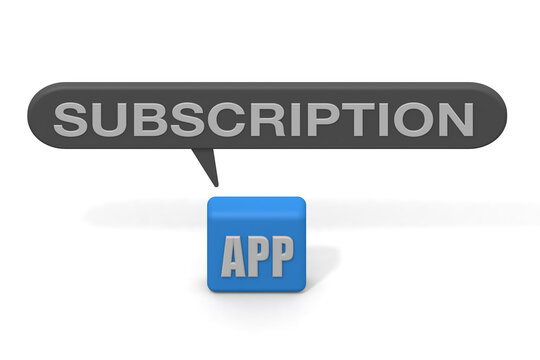 Subscription service application. Flat-rate business model.