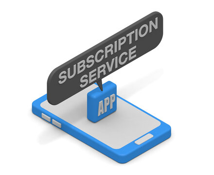 Subscription service application. Flat-rate business model.