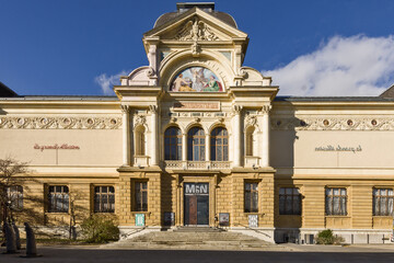 Obraz premium Neuchatel Natural History Museum in Neuchatel, switzerland