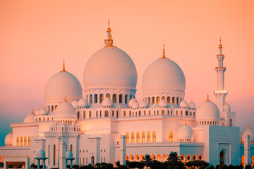 Mosque at sunset