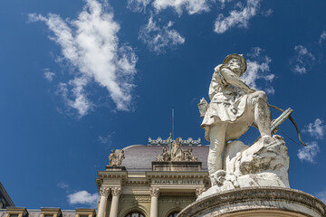 Palais de Justice or Place de Montbenon Lausanne. Switzerland