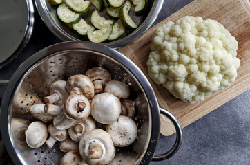 Vegetables in kitchen warzywa w kuchni
