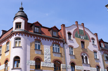Fototapeta na wymiar Town square of Boleslawiec, Poland
