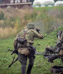 soldiers in camouflage