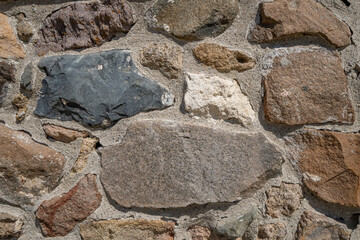 Stone texture and background. Abstract background made with stones.