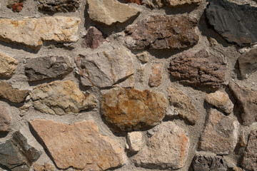 Stone texture and background. Abstract background made with stones.